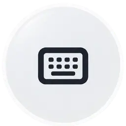 Floating keyboard button shown in the bottom-right corner of the browser