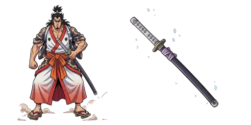 Kozuki Oden & Enma and Ame no Habakiri Custom Cursor — One Piece Cursors – Straw Hat Crew & Grand Line Legends