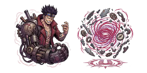 Eustass Kid & Punk Clash Custom Cursor — One Piece Cursors – Straw Hat Crew & Grand Line Legends