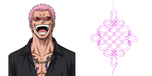 Donquixote Doflamingo & Birdcage Custom Cursor — One Piece Cursors – Straw Hat Crew & Grand Line Legends