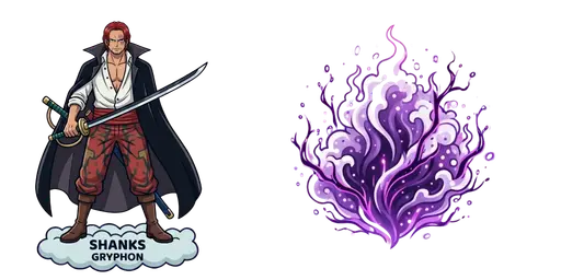 Shanks & Gryphon Sword Custom Cursor — One Piece Cursors – Straw Hat Crew & Grand Line Legends