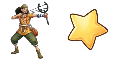 Usopp & Kabuto Slingshot Custom Cursor — One Piece Cursors – Straw Hat Crew & Grand Line Legends
