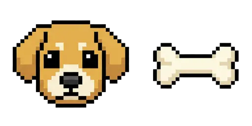 Lunar New Year Pixel Dog Cursors — Lunar New Year Pixel Zodiac Cursors Collection