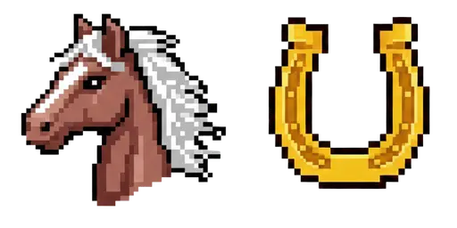 Lunar New Year Pixel Horse Cursors — Lunar New Year Pixel Zodiac Cursors Collection