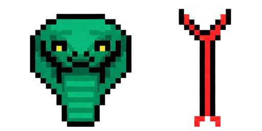 Lunar New Year Pixel Snake Cursors — Lunar New Year Pixel Zodiac Cursors Collection