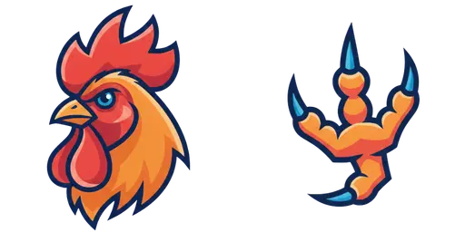 Lunar New Year Rooster Cursors — 12 Animals Lunar Cursors Collection