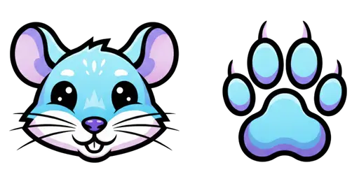 Lunar New Year Rat Cursors — 12 Animals Lunar Cursors Collection