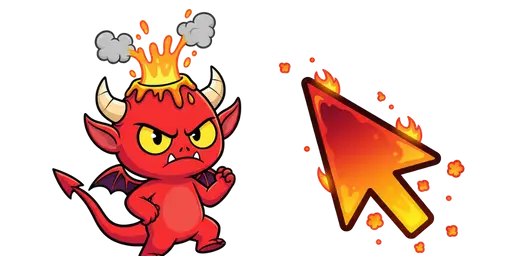 Moshi Monsters Diavlo Cursor — Moshi Monsters cursors collection