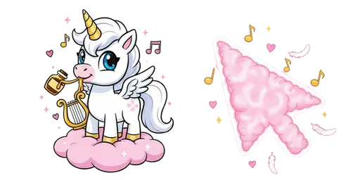 Moshi Monsters Angel the SkyPony Cursor — Moshi Monsters cursors collection