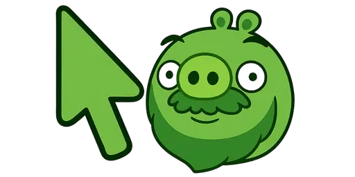 Angry Birds Leonard Cursor — Angry Birds Cursors Collection