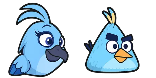 Angry Birds Jewel and Blu Cursor — Angry Birds Cursors Collection