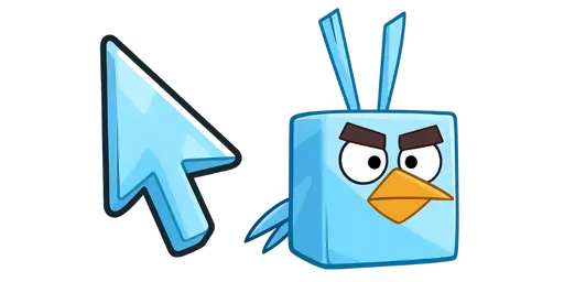 Angry Birds Ice Bird Cursor — Angry Birds Cursors Collection