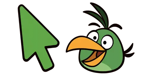 Angry Birds Hal Cursor — Angry Birds Cursors Collection