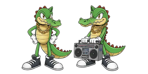 Sonic Vector the Crocodile Cursor — Sonic Cursors Collection