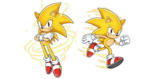 Sonic Super Sonic Cursor — Sonic Cursors Collection