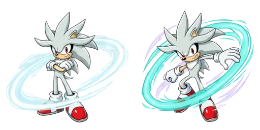 Sonic Silver the Hedgehog Cursor — Sonic Cursors Collection