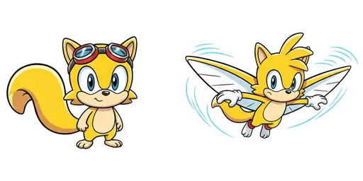 Sonic Ray the Flying Squirrel Cursor — Sonic Cursors Collection