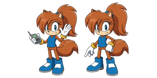 Sonic Princess Sally Acorn Cursor — Sonic Cursors Collection