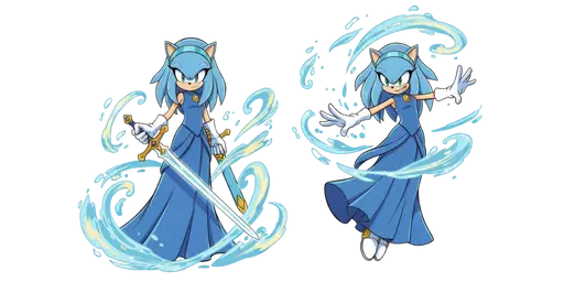 Sonic Nimue The Lady of the Lake Cursor — Sonic Cursors Collection