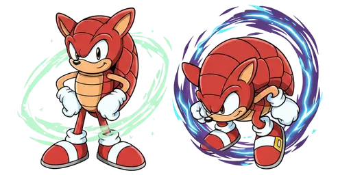 Sonic Mighty the Armadillo Cursor — Sonic Cursors Collection