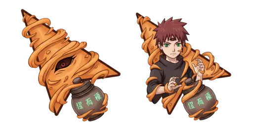 Naruto Gaara Sandbox Cursor — Naruto Cursors Collection