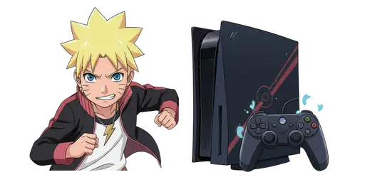 Naruto Boruto and Game Console Cursor — Naruto Cursors Collection