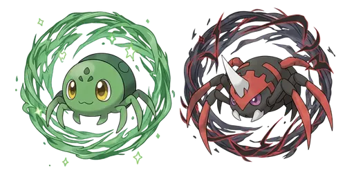 Pokemon Spinarak and Ariados Cursor — Pokemon Cursors Collection