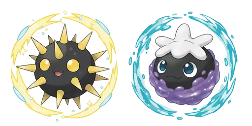 Pokemon Pincurchin and Pyukumuku Cursor — Pokemon Cursors Collection