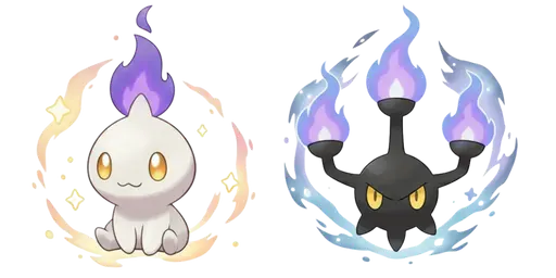 Pokemon Litwick and Chandelure Cursor — Pokemon Cursors Collection