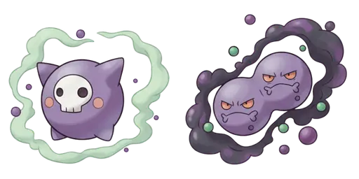 Pokemon Koffing and Weezing Cursor — Pokemon Cursors Collection