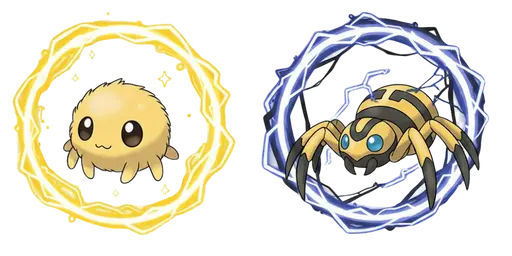 Pokemon Joltik and Galvantua Cursor — Pokemon Cursors Collection