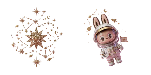 Labubu & Astronaut Suit Custom Cursor — Labubu Custom Cursors – The Full Collection | CoolStyles