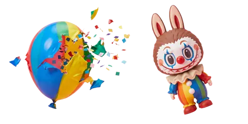 Labubu & Bursting Balloon Custom Cursor — Labubu Custom Cursors – The Full Collection | CoolStyles