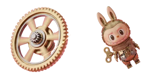 Labubu & Spinning Gear Custom Cursor — Labubu Custom Cursors – The Full Collection | CoolStyles