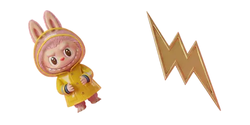 Labubu & Striking Lightning Custom Cursor — Labubu Custom Cursors – The Full Collection | CoolStyles