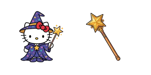 Hello Kitty Sorceress Cursor — Hello Kitty Cursor Pack – Free Cute Mouse Cursors | CoolStyles