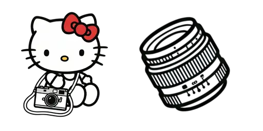 Hello Kitty and Camera Cursor — Hello Kitty Cursor Pack – Free Cute Mouse Cursors | CoolStyles