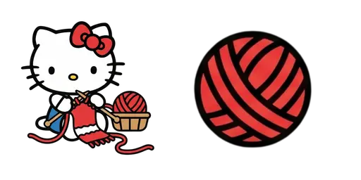Hello Kitty Knitting Cursor — Hello Kitty Cursor Pack – Free Cute Mouse Cursors | CoolStyles