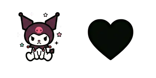 Kuromi Pout Cursor — Kuromi Collection Cursors — Vintage Kawaii Mouse Cursors