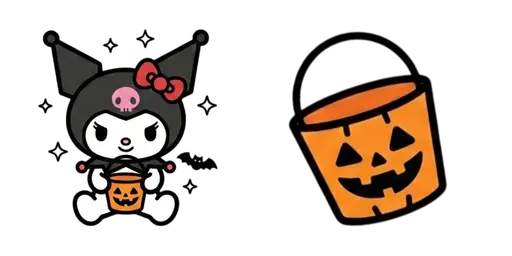 Kuromi Halloween Cursor — Kuromi Collection Cursors — Vintage Kawaii Mouse Cursors