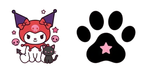 Kuromi and Black Cat Cursor — My Melody Universe Cursor Pack – Free Kawaii Mouse Cursors | CoolStyles