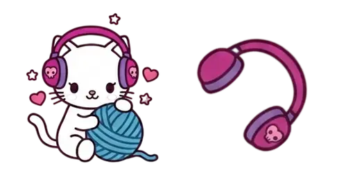 Rhythm and Headphones Cursor — My Melody Universe Cursor Pack – Free Kawaii Mouse Cursors | CoolStyles