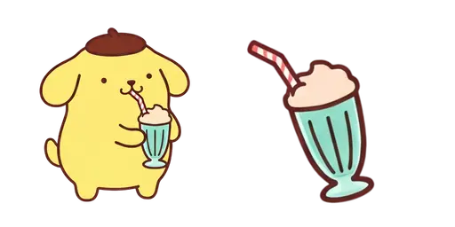 Pompompurin Vintage Diner Cursor — Pompompurin Cursor Pack – Cute Aesthetic Mouse Cursors
