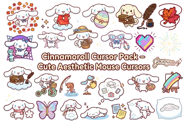 Cinnamoroll Cursor Pack – Cute Aesthetic Mouse Cursors