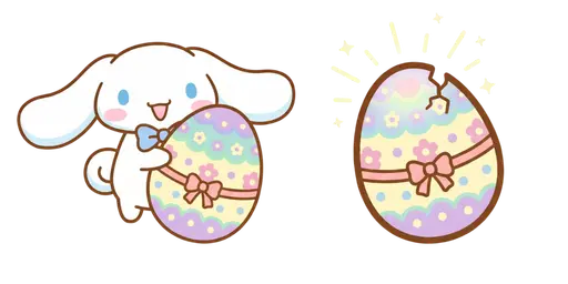 Cinnamoroll & Easter Egg Cursor — Cinnamoroll Cursor Pack – Cute Aesthetic Mouse Cursors