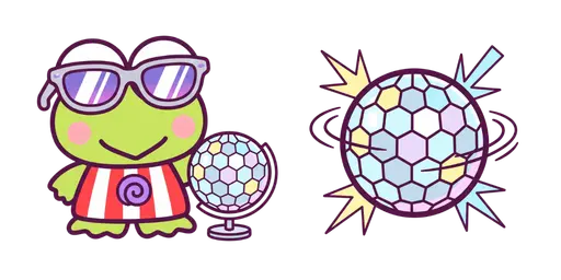 Keroppi Y2K Disco Frog Cursor — Keroppi Cursor Pack – Cute Aesthetic Mouse Cursors