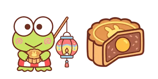 Keroppi Mid-Autumn Mooncake Cursor — Keroppi Cursor Pack – Cute Aesthetic Mouse Cursors