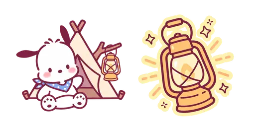 Pochacco Weekend Camping Cursor — Pochacco Cursor Pack – Cute Aesthetic Mouse Cursors