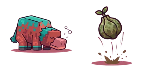 Minecraft Sniffer Ancient Sniff Cursor — Minecraft Mobs Cursor Pack