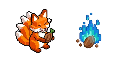 Roblox Kitsune & Stolen Seed Cursor — Roblox Grow a Garden Cursor Pack